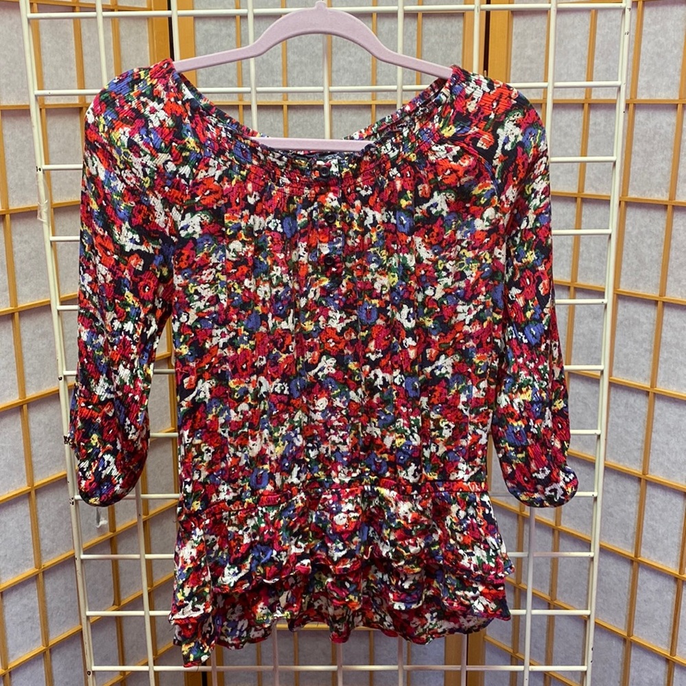 Westbound Floral Print Blouse Size S